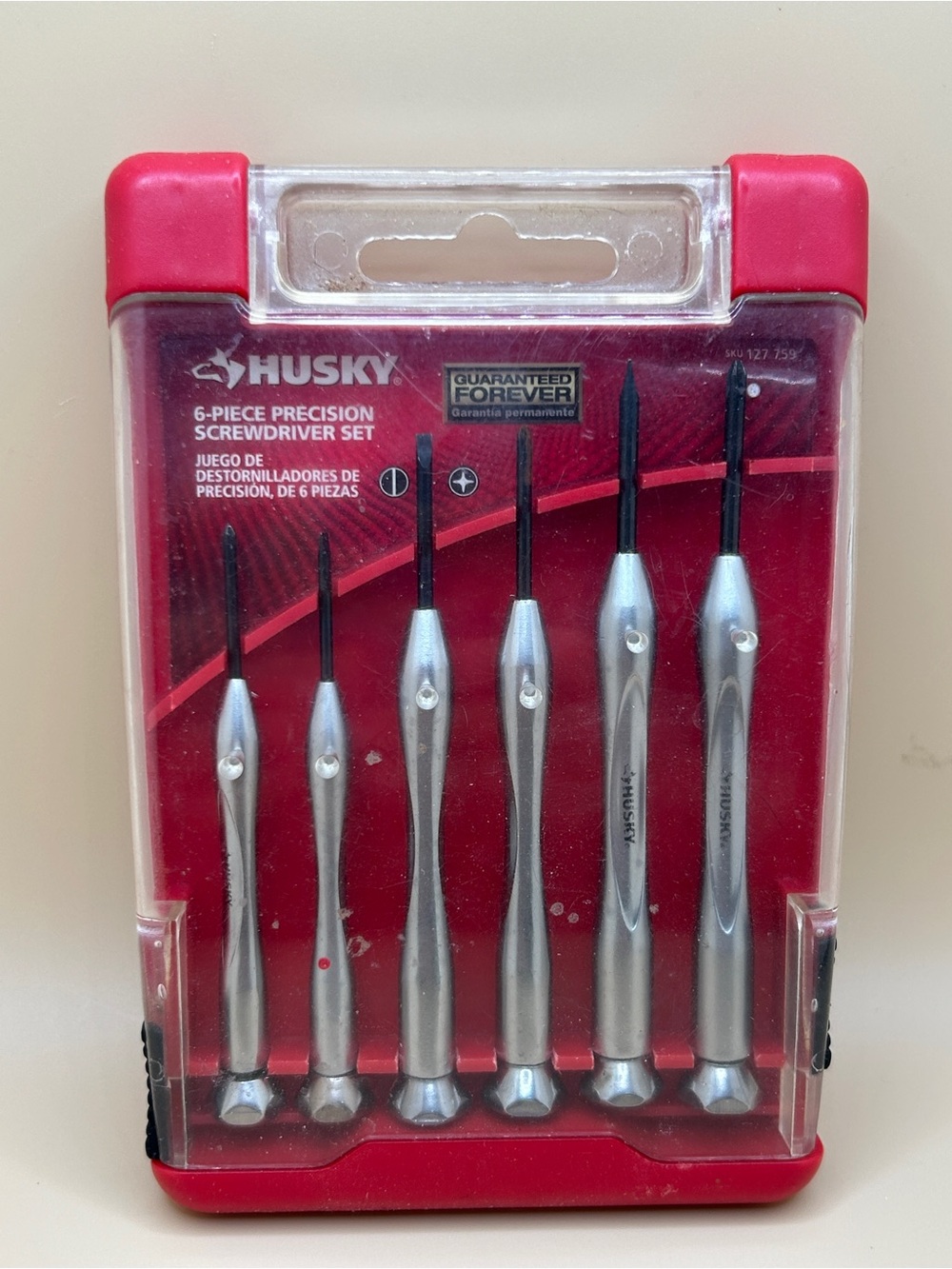 Husky Six Piece Precision Screwdriver Set